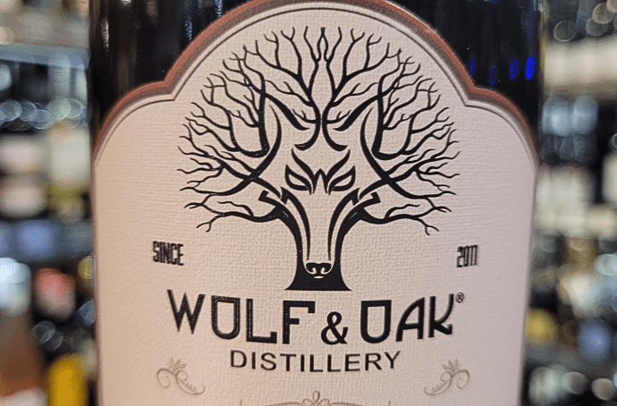 Orzechówka Wolf & Oak etykieta